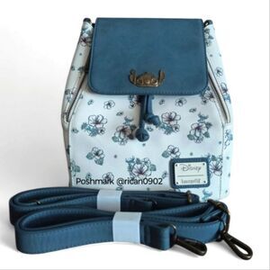 Loungefly Disney Lilo and Stitch Paradise Floral Mini Backpack
